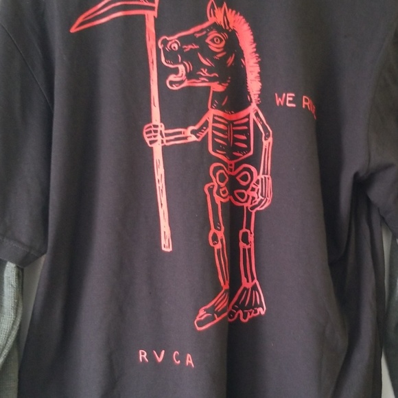 RVCA "ANP" WITH BUILT IN THERMAL LONG SLEEVE - Picture 6 of 10